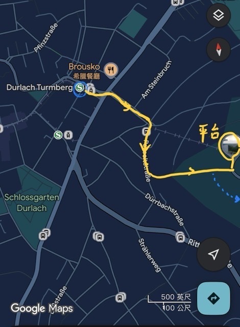 德國Karlsruhe卡魯斯魯爾|交換生帶你走進當地人的生活~ 21 Durlach Turmberg Karlsruhe Panorama terrace Turmberg Aussichtsterrasse Turmberg Durlach觀景台 karlsruhe爬山